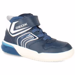 Basket Montante à Scratch Enfant Geox Grayjay