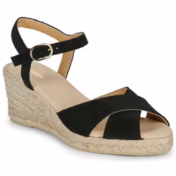 Sandales Compensées Cuir Geox Gelsa