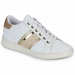 Baskets femme GEOX Jaysen - Blanc - Cuir - Lacets