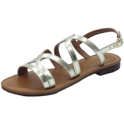 Sandales Sozy Cuir Doré