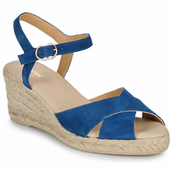Sandales Compensées Cuir Geox Gelsa