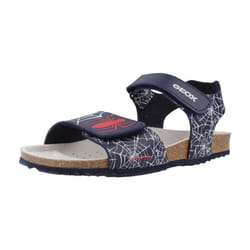 Sandale Plate Cuir Geox Ghita Print.Synth.Lea