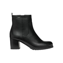 Bottines femme - GEOX - New Lise - Cuir - Noir - Fermeture éclair