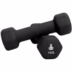 FITPADDY DB2X1BK haltère Haltère au poids fixe 2 kg 2 pièce(s)
