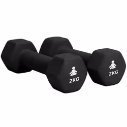 FITPADDY DB2X2BK haltère Haltère au poids fixe 4 kg 2 pièce(s) - Vue supplémentaire 2