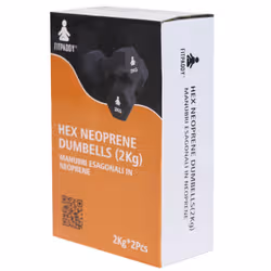 FITPADDY DB2X2BK haltère Haltère au poids fixe 4 kg 2 pièce(s) - Vue supplémentaire 4