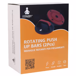 FITPADDY RPUB01 Poignée push up Noir, Rouge