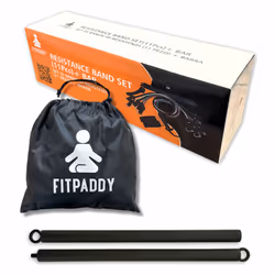 FITPADDY TRSET01 bande d'exercice Métal, Caoutchouc thermoplastique (TPR) Noir