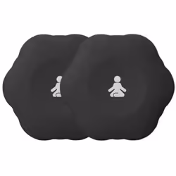 FITPADDY YGPAD01BK, Polyuréthane, Noir, Monochromatique, 250 g, 46 mm, 210 mm