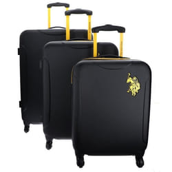 U.S. POLO ASSN. NewLeader Hard Case Trolley Set CS+M+L L Black [263556] -  valise valise ou bagage vendu seul
