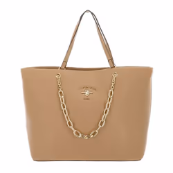 U.S. Pol o ASSN. Sac shopper brun clair pour femme - Stanford Shopping Bag Biscuit 305243