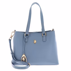 U.S. Pol o ASSN. Sac à épaule bleu clair pour femme - Jones Double Handle Bag Skyway 307043