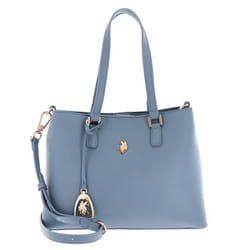 U.S. Pol o ASSN. Sac à épaule bleu clair pour femme - Jones Double Handle Bag Skyway 307043