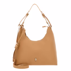 U.S. Pol o ASSN. Sac à épaule brun clair pour femme - Jones Hobo Bag Biscuit 301793