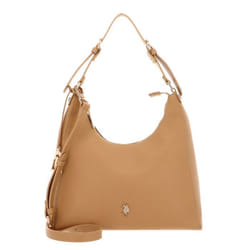 U.S. Pol o ASSN. Sac à épaule brun clair pour femme - Jones Hobo Bag Biscuit 301793