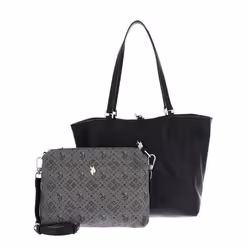 U.S. Pol o ASSN. Sac shopper noir pour femme - Malibu Shopping Bag M 307011