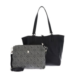 U.S. Pol o ASSN. Sac shopper noir pour femme - Malibu Shopping Bag M 307011