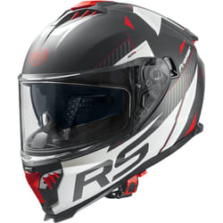 Premier Typhoon RS 2 BM Casque, noir-blanc-rouge, taille L pour Hommes