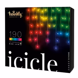 Twinkly TWI190STP-TEU, 190 lampe(s), LED, Multicolore, 30000 h, Extérieure, Noir