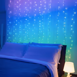 Twinkly Curtain Noir Wi-Fi/Bluetooth