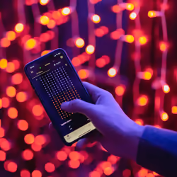 Twinkly Curtain Noir Wi-Fi/Bluetooth - Vue supplémentaire 4