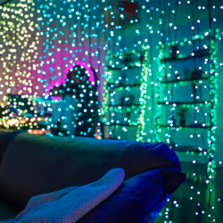 Twinkly Curtain Noir Wi-Fi/Bluetooth - Vue supplémentaire 6