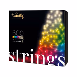 Twinkly Strings, Multicolore, Multicolore, G, 30 kWh, A à G, 85 mm
