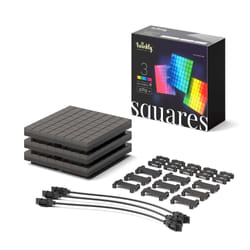 Twinkly Squares Extension Kit Kit d'éclairage intelligent Wi-Fi/Bluetooth Noir