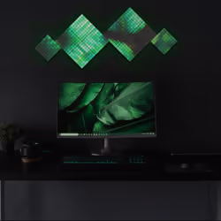 Twinkly Squares Extension Kit Kit d'éclairage intelligent Wi-Fi/Bluetooth Noir - Vue supplémentaire 5