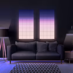 Twinkly Squares Panneau intelligent Wi-Fi/Bluetooth Noir - Vue supplémentaire 7