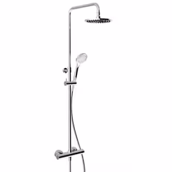 Gessi 1x robinetterie de douche thermostatique en saillie avec raccords 1/2 cachés La cartouche rotative souvre pour une douc ...