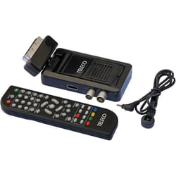Récepteur TNT HD - TELECO - Mini - PVR avec clé USB - Tuner DVB-T2 - Connecteur Péritel orientable
