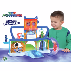 Pyjamasques Playset Quartier Général avec véhicule + figurine Yoyo