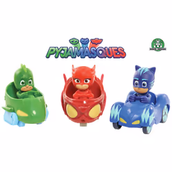Pyjamasques PJ Masks - Mini Véhicule Avec Figurine En Présentoir - Asst, Voiture, 3 an(s), Multicolore