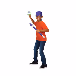 Teenage Mutant Ninja Turtles ROTMNT Arme de combats avec accessoire - Donne