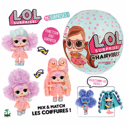 GP TOYS L.O.L. Surprise - #Hairvibes - Asst. En Présentoir 12Pcs, 6 an(s), 150 g