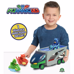 Pyjamasques PJ Masks - Pj Mask Transporteur Avec Véhicule, Ensemble de véhicules, 3 an(s), Plastique, Multicolore