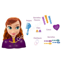 Giochi Preziosi La Reine Des Neiges 2 - Tête À Coiffer - Anna