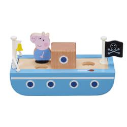 Peppa Pig Bateau en bois avec 1 personnage