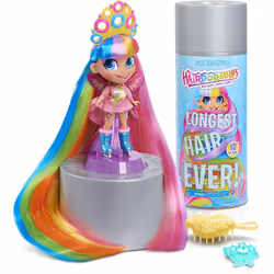 GP TOYS Hairdorables Longest Hair Ever - Poupée Surprise - Cheveux Super Longs (25 cm) - Rayne, 200 g