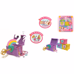 Giochi Preziosi Blister 4 Coffres Surprise, Kit de fabrication de bracelets pour enfants, 3 an(s), Multicolore