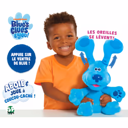 Giochi Preziosi Peluche Blue Coucou-Caché 30 cm avec fonctions sonores, Animaux en peluche, 3 an(s), Interactif, AAA