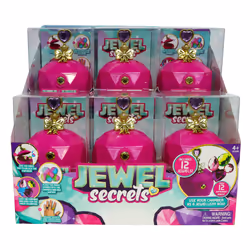 Giochi Preziosi Jewel Secrets - Pack Bague Magique & Joyaux en présentoir de 6 pcs, Kit de fabrication de bijoux pour enfants ...
