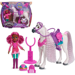 GP TOYS Winners Stable - Coffret Cheval articulé et poupée avec acc. - Madison & Huntley
