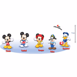 Disney Junior Mickey - Blister 1 Figurine Articulée 7.5 cm - Asst