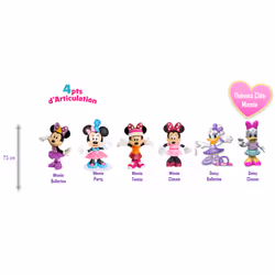 Disney Junior Minnie - Blister 1 Figurine Articulée 7.5 cm - Asst, 3 an(s)