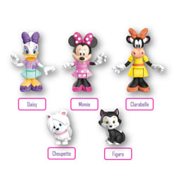 Disney Junior Minnie - Coffret 5 figurines 7.5 cm Articulées