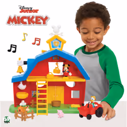 Disney Junior Mickey – La Ferme de Mickey avec fonctions sonores, 3 an(s), Batteries requises