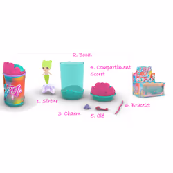 Seasters - Poupée sirène surprise - Asst - en présentoir 12 pcs