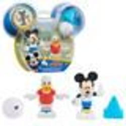 GP TOYS Mickey – Blister 2 figurines articulées 7,5 cm avec accessoires - Football